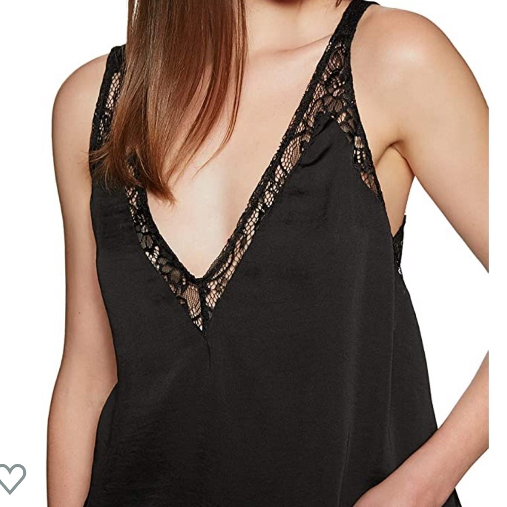 Free people all in my head cami lace swing tank